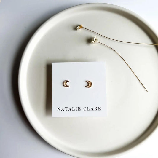 Lunar Stud Earrings
