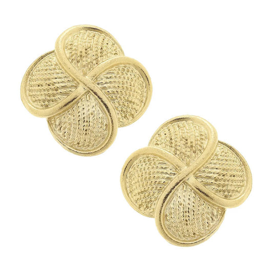Gold Pierced Earrings