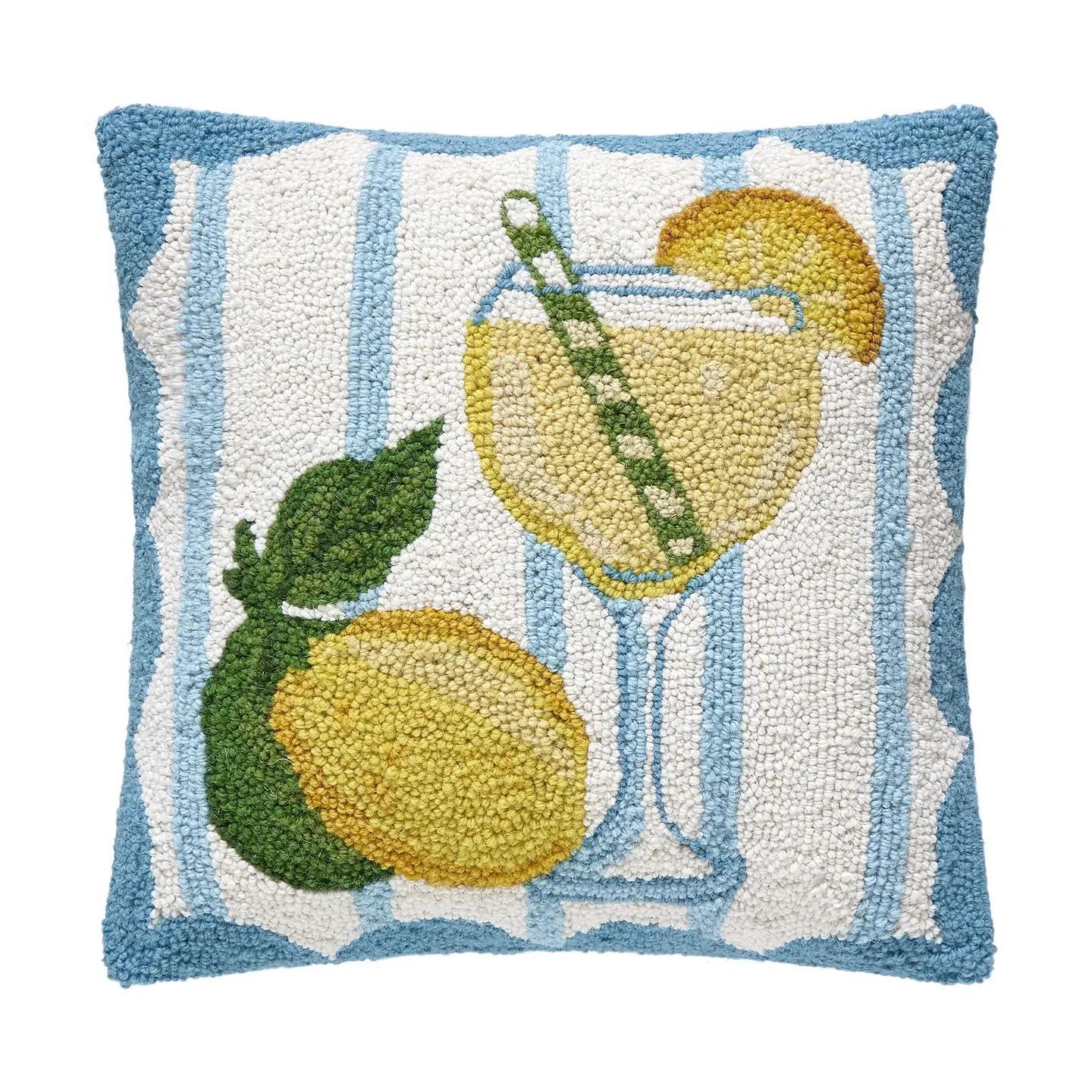 Limoncello Spritz Hook Pillow