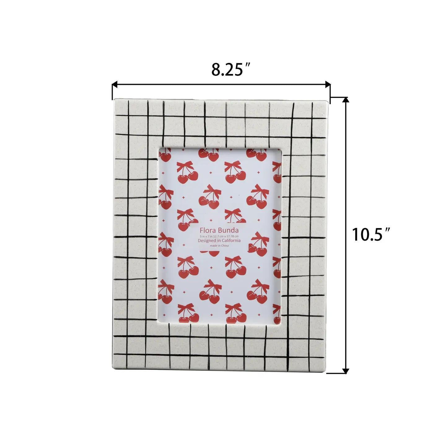 5x7 Checker Line Frame