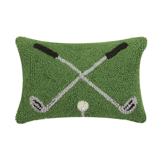 Cross Golf Clubs Hook Pillow