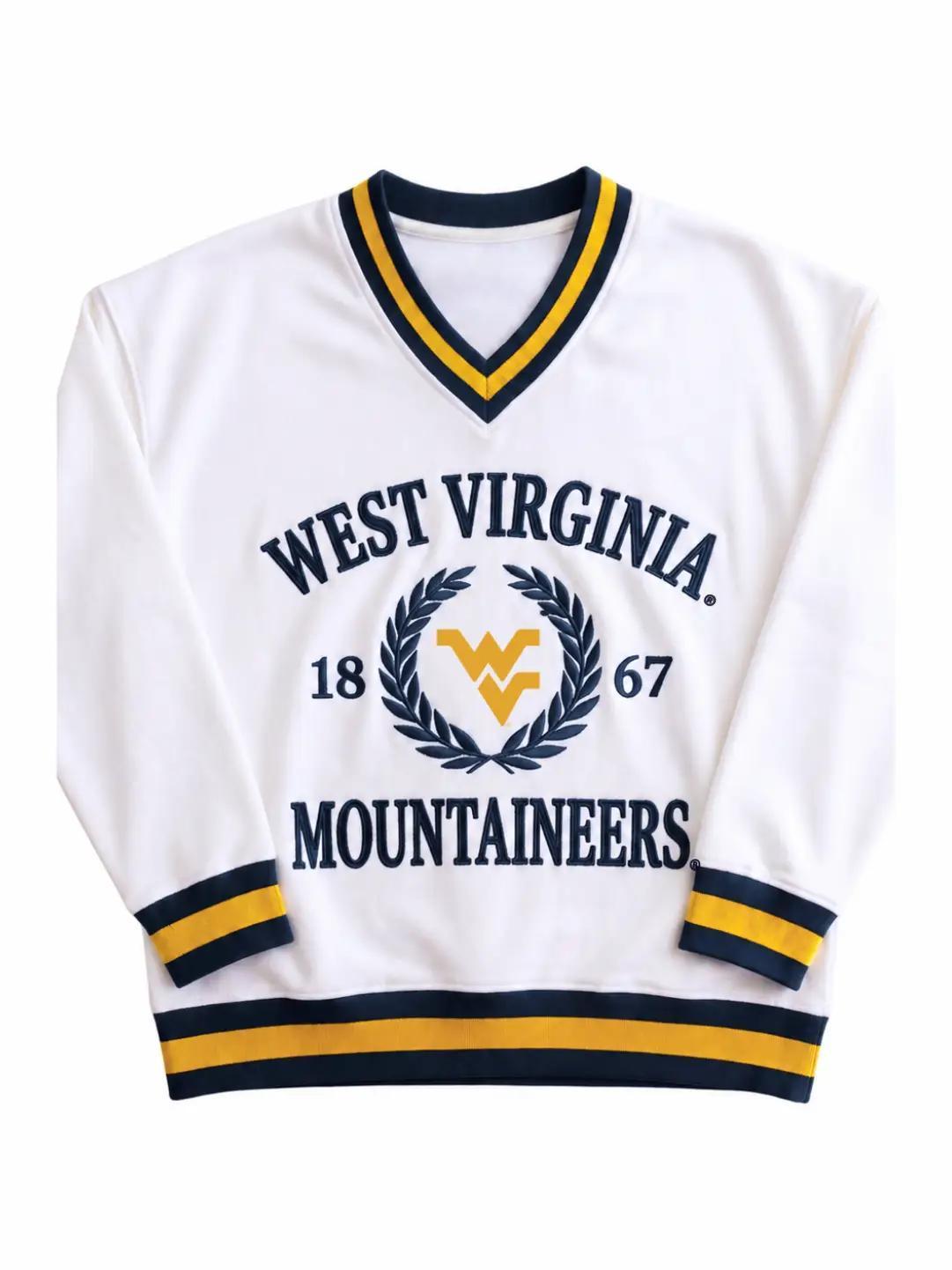 West Virginia Heritage V-Neck Pullover