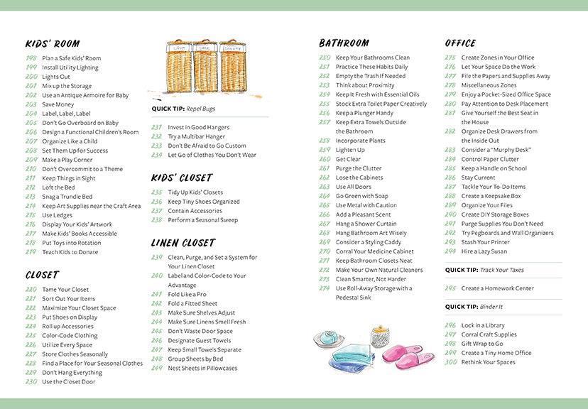 365 Quick & Easy Tips: Home Organization