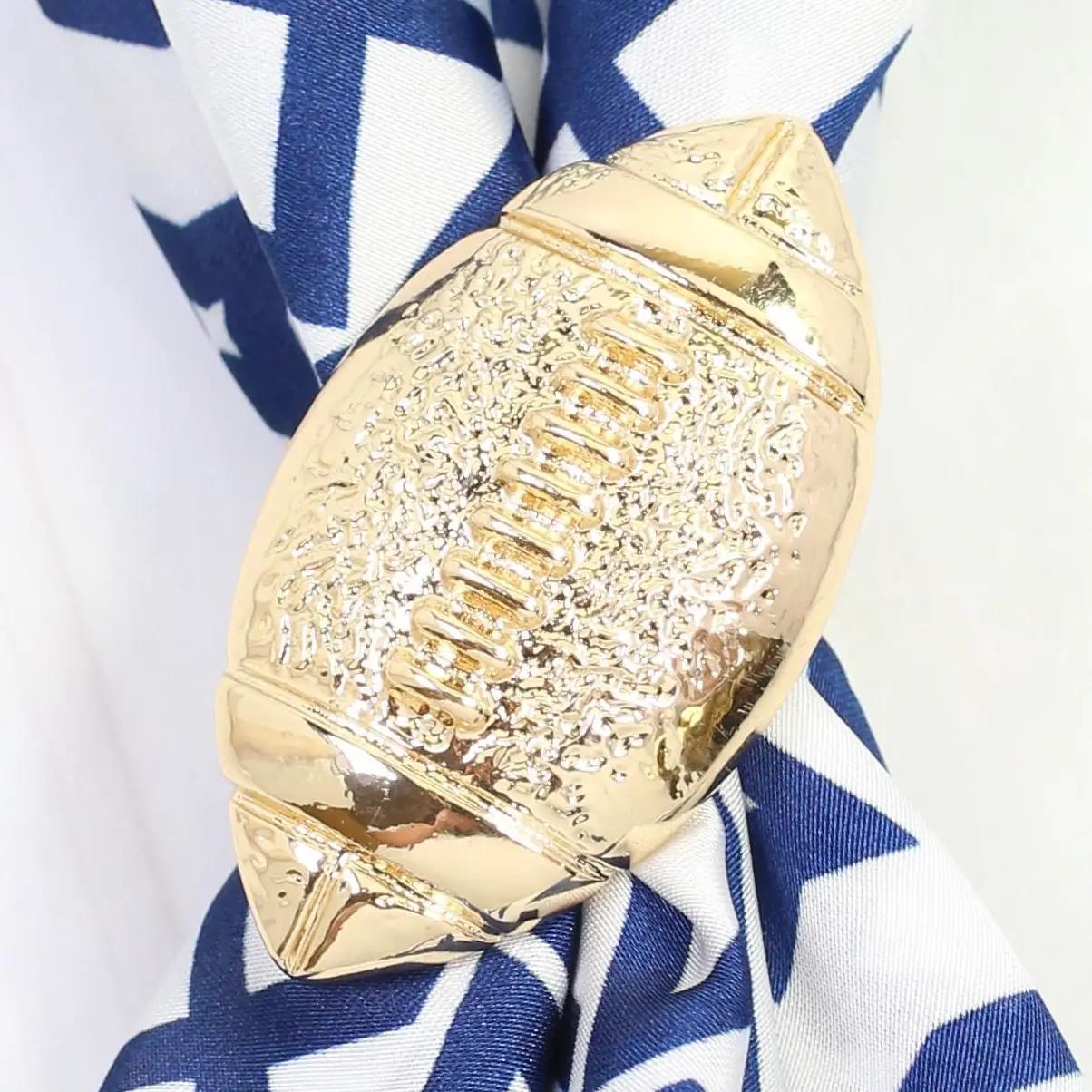 Sally Scarf Slide Football Gold