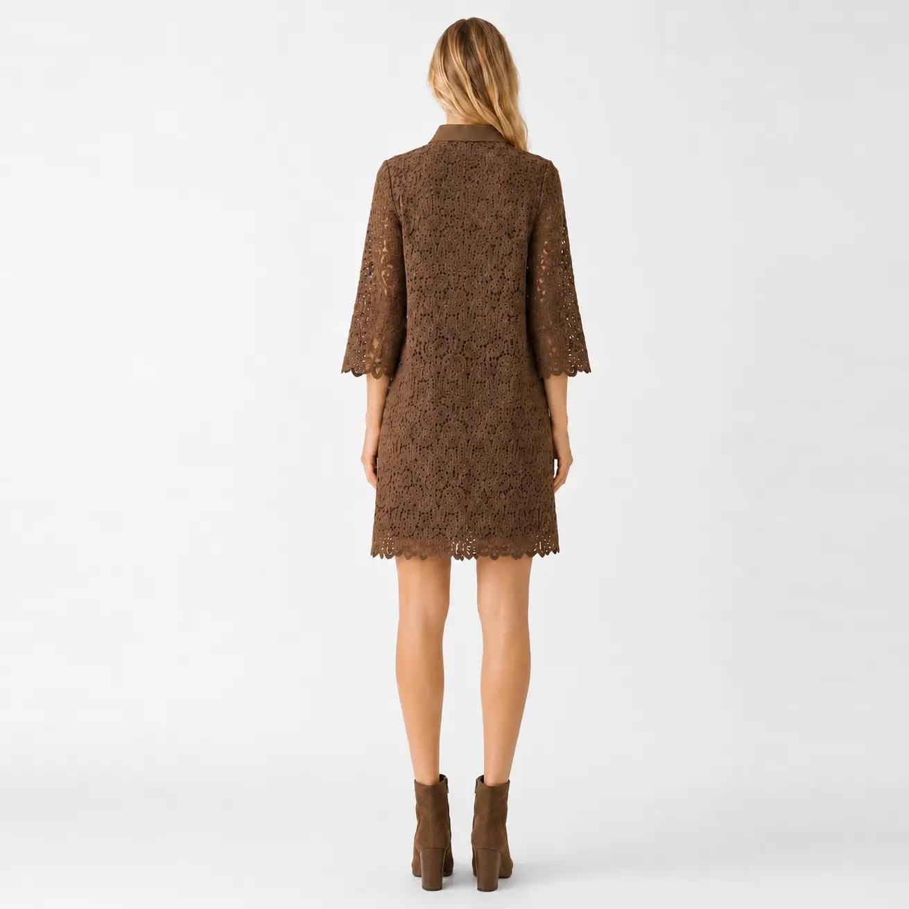 The Chelsea Lace Shirt Dress