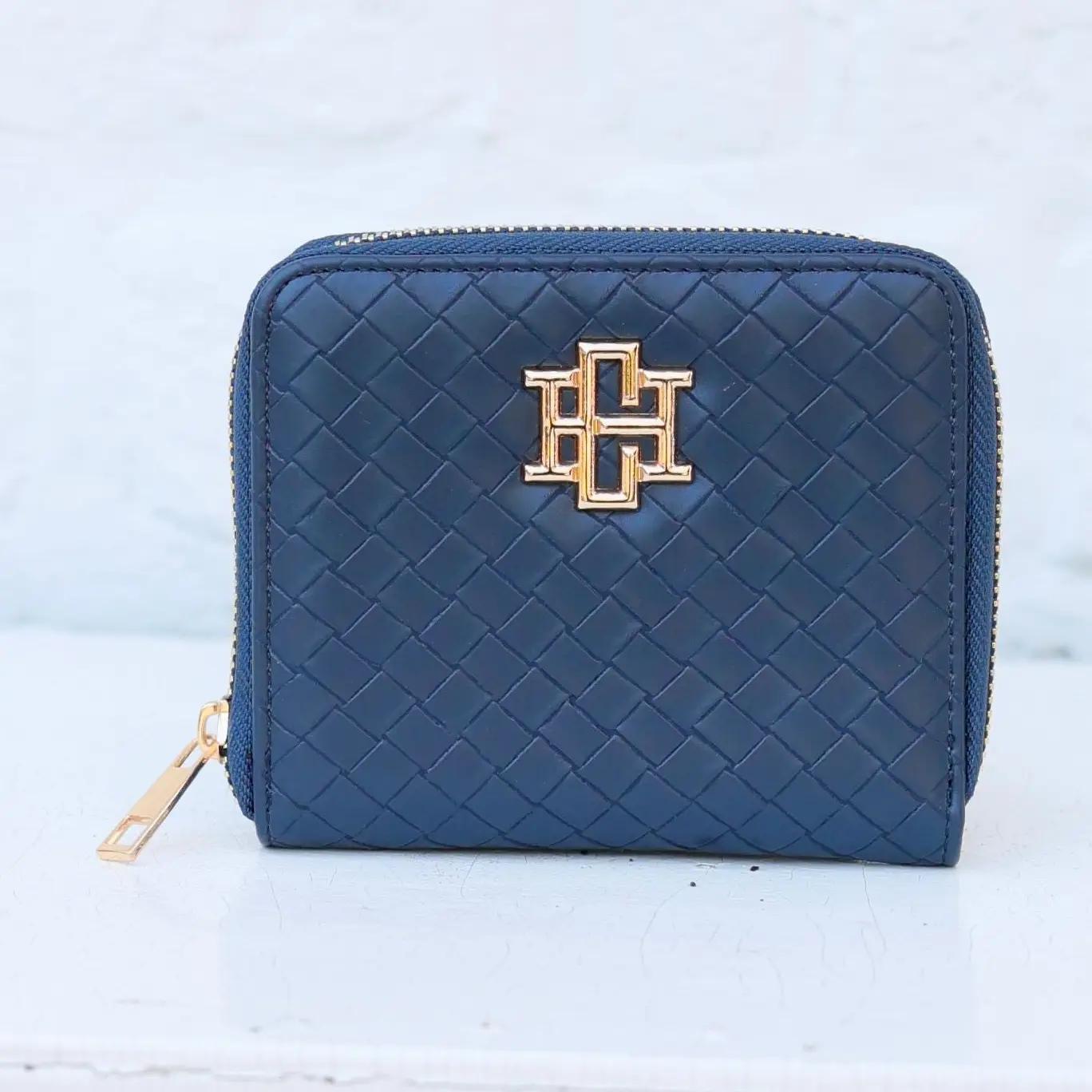 Blakely Wallet Woven Navy