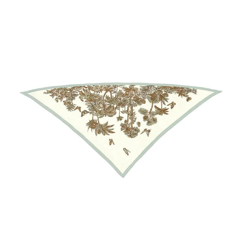 Scarf Cream Tropical Mint