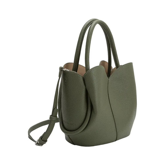 Tulip Moss Recycled Vegan Lthr Top Handle