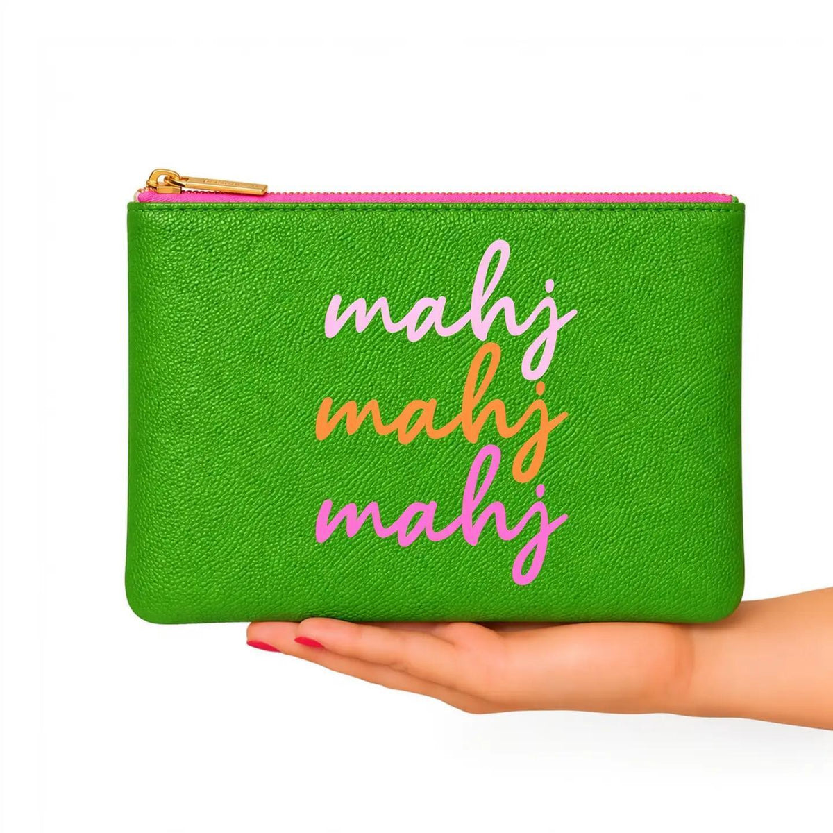 Mahjong Bag Ombre Green