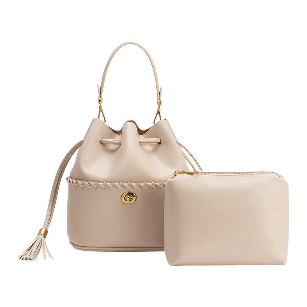 Janae Bone Recycled Vegan Leather Top Handle