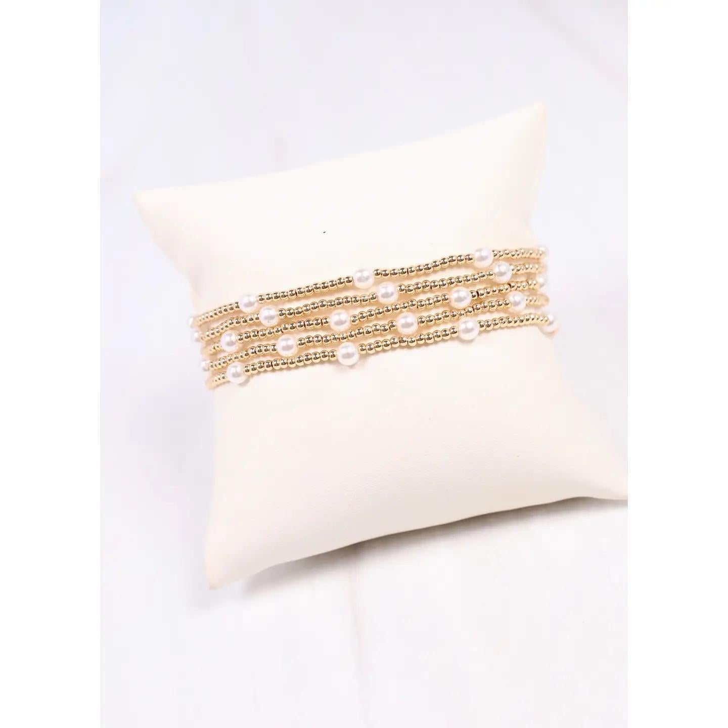 Domic Bracelet Set Gold