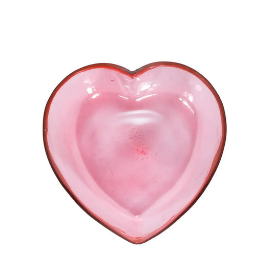 Amelia Heart Dish Pink
