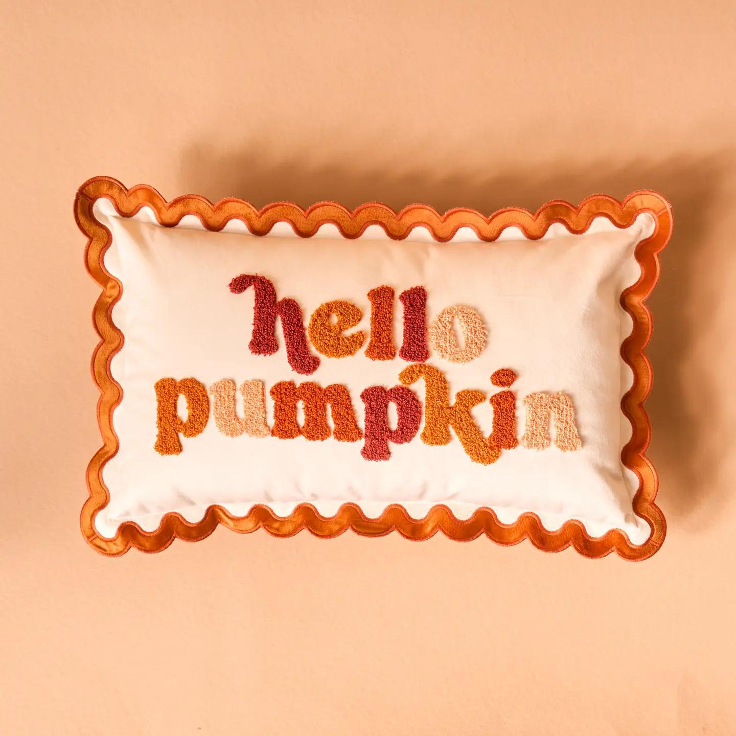 Scalloped Rectangle Throw Pillow