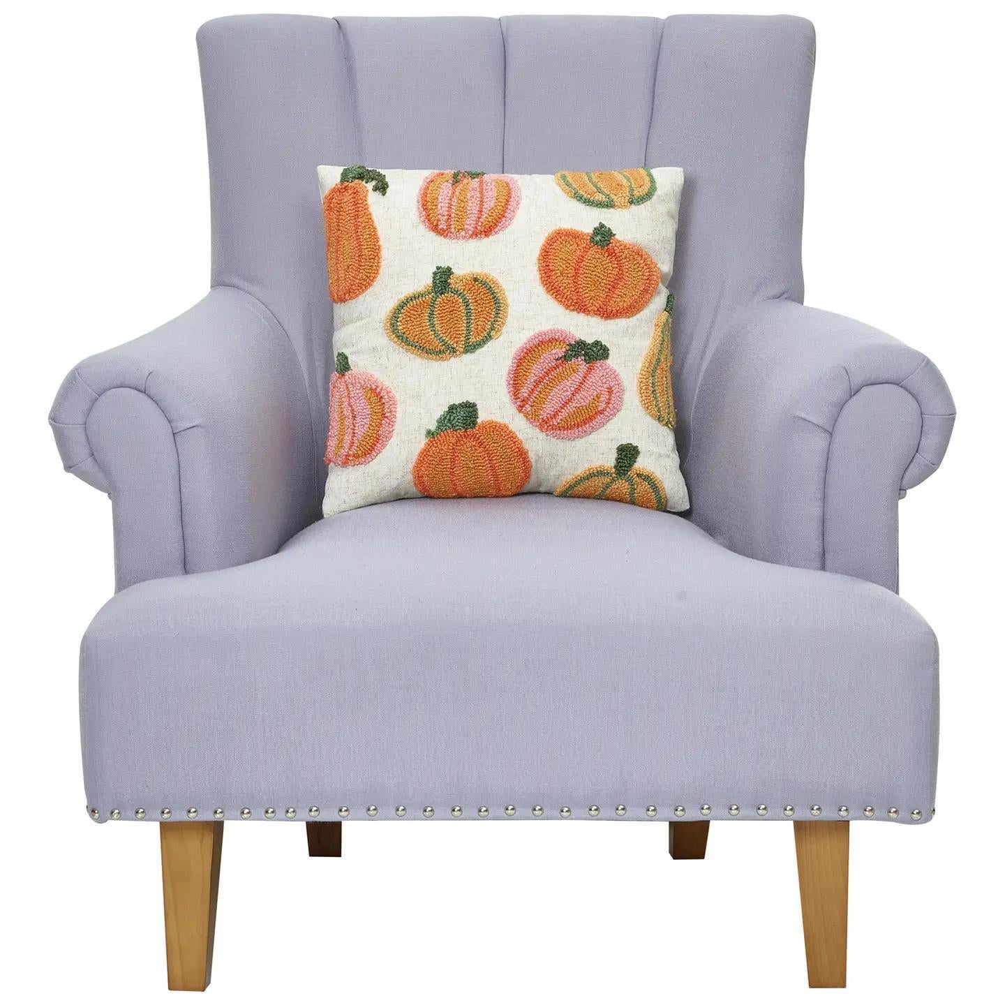 Pumpkins All Over Pillow