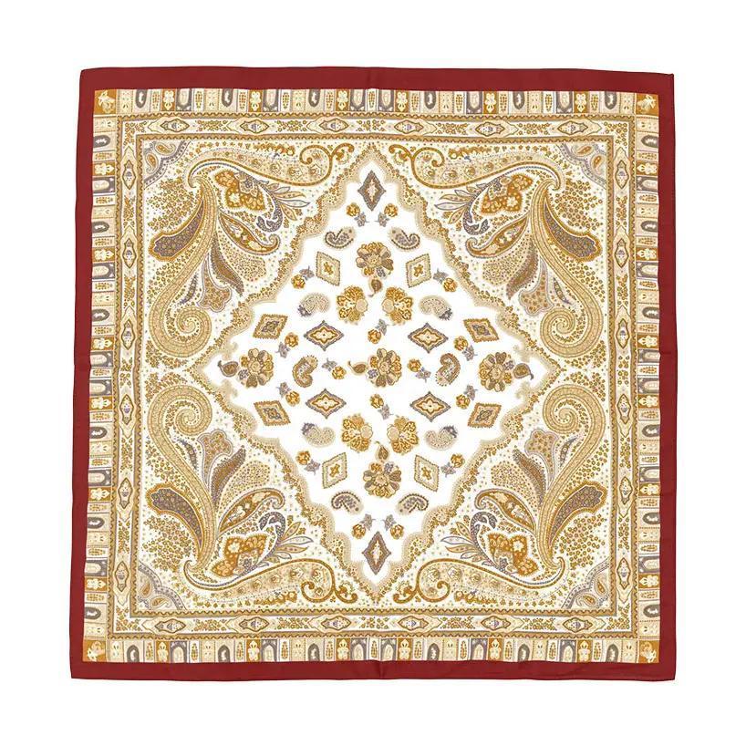 Scarf Burgundy Paisley