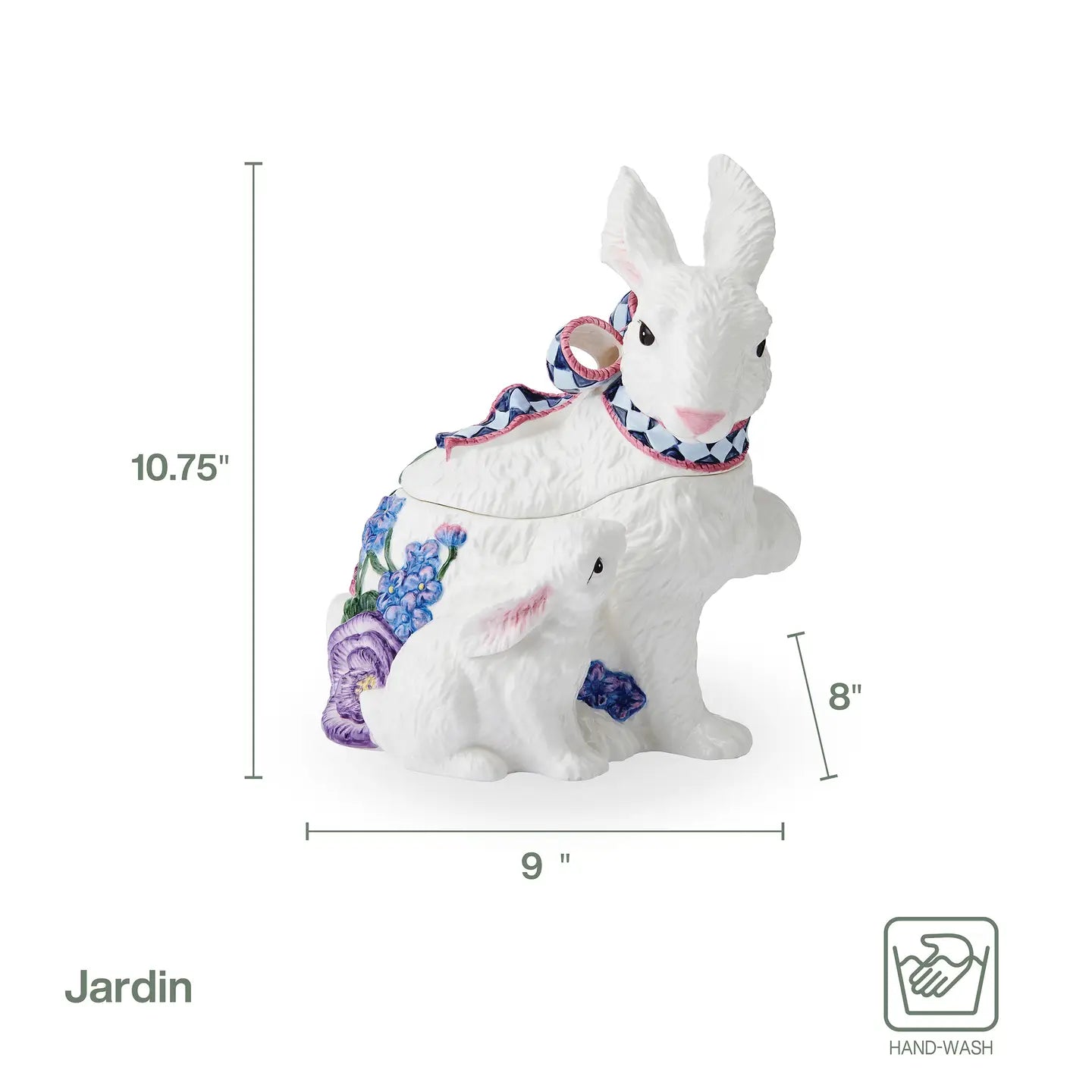 Jardin Rabbit Cookie Jar
