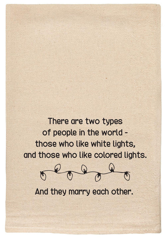 Those Who Like Colored Lights | Funny Kitchen Tea Towels