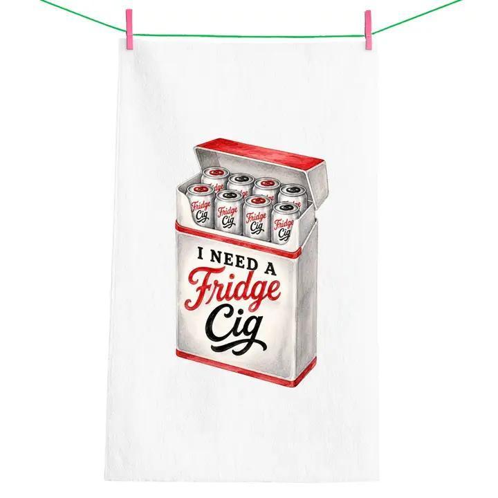 Fridge Cig Towel Diet Coke (Pack)