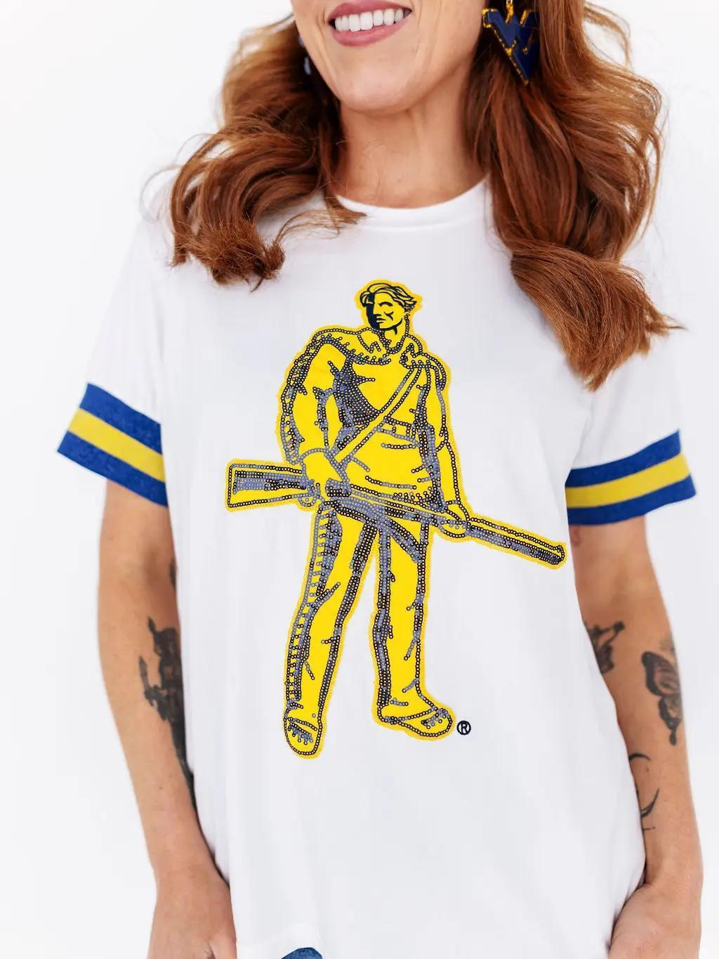 West Virginia Sparkle Logo T-Shirt