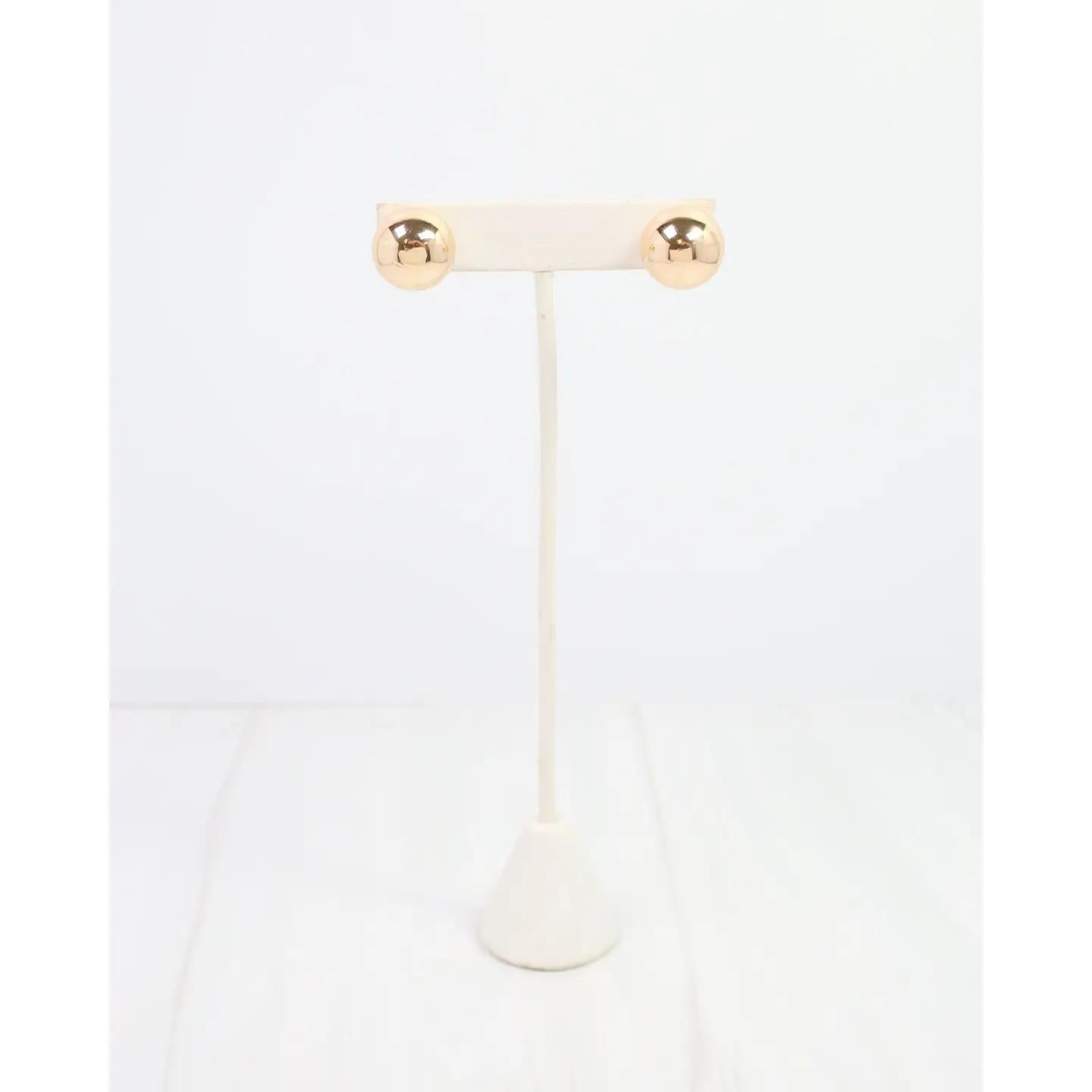 Bailey Medium Ball Earring Wr Gold
