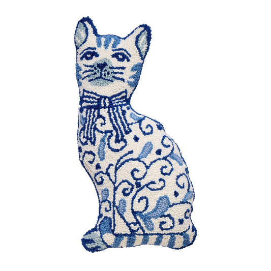 Chinoiserie Cat Hook Pillow