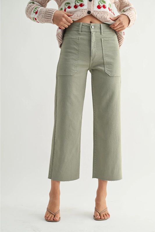 Rosemary High Rise Utility Wide Leg