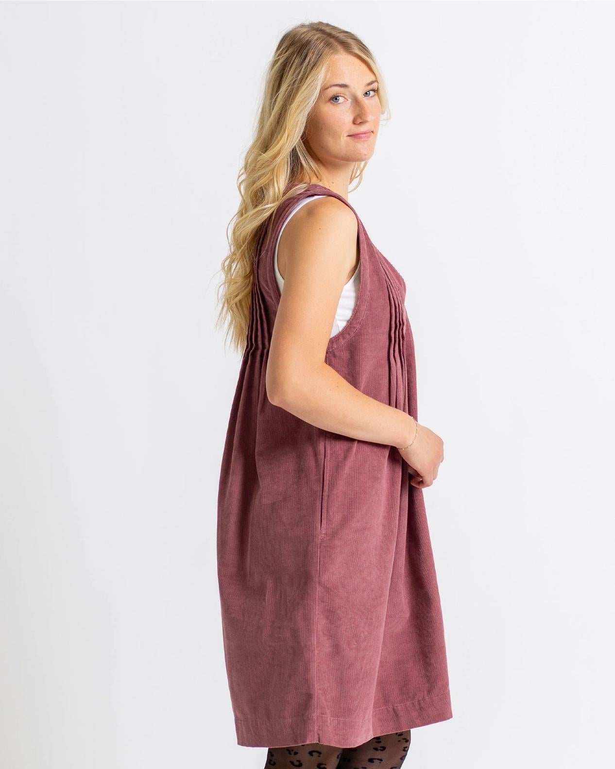 Kaylee Rose Brown Corduroy Sleeveless Jumper