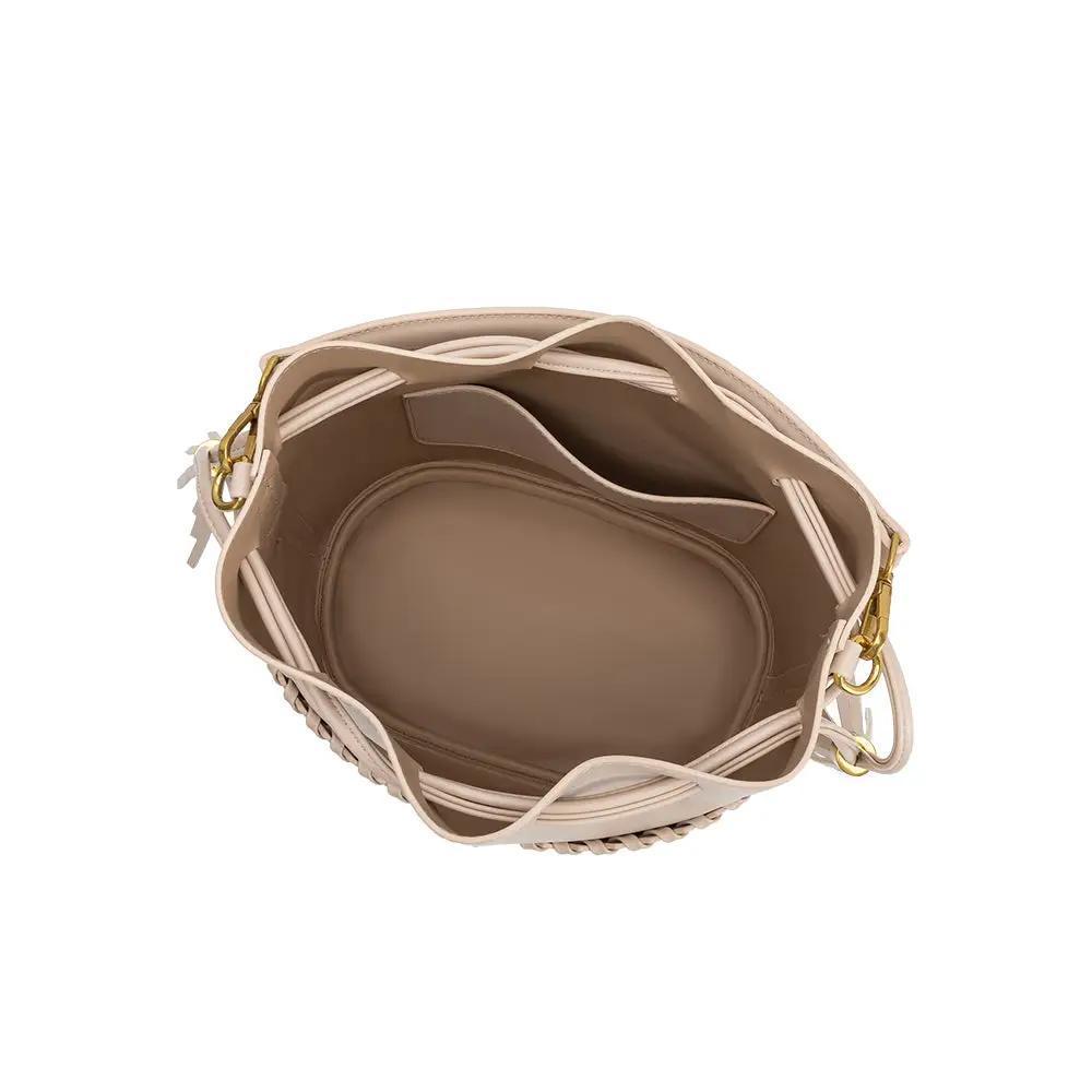Janae Bone Recycled Vegan Leather Top Handle