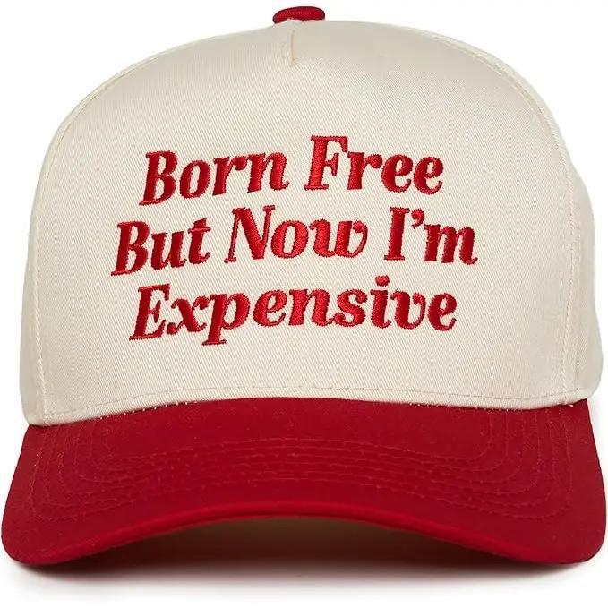 Born Free But Now I'm Expensive - Red/Beige