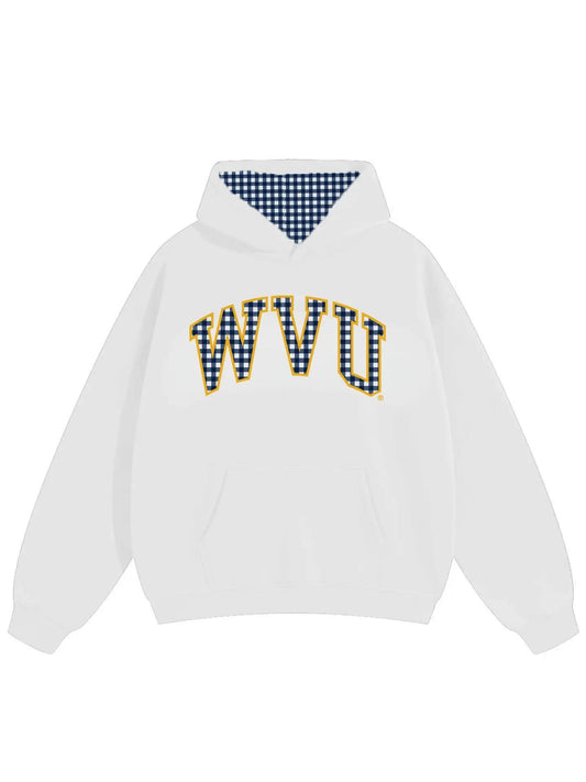 West Virginia Mountaineers Gingham Hoodie