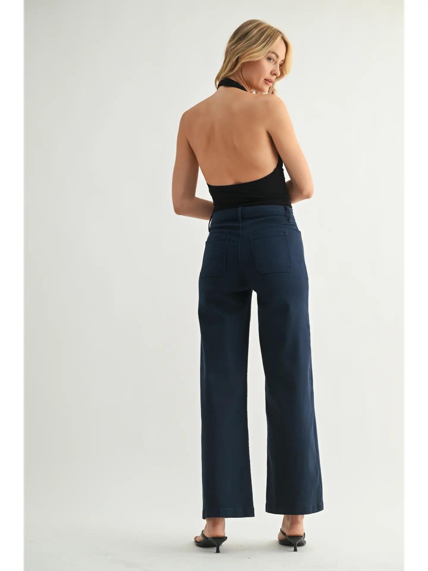 Mini Patch Pocket Wide- DP790 - Navy