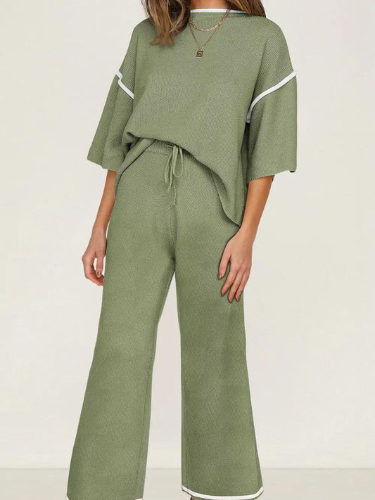 Guacamole Green 2 Piece Sweater Set