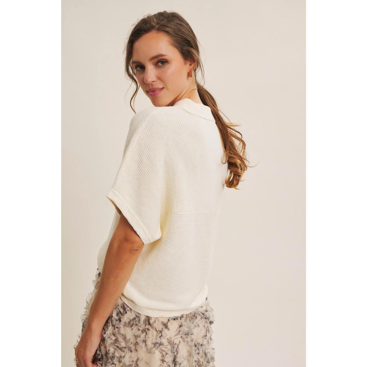 Versatile Effortless Rib Knit Sweater