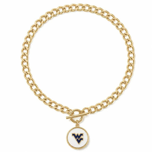 West Virginia Pearl Pendant Necklace