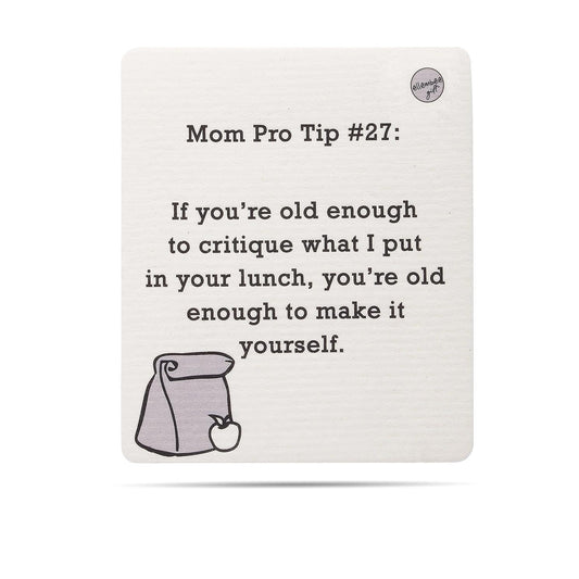 Mom Pro Tip | Make Your Own Lunch Funny Swedish Dish Cloths