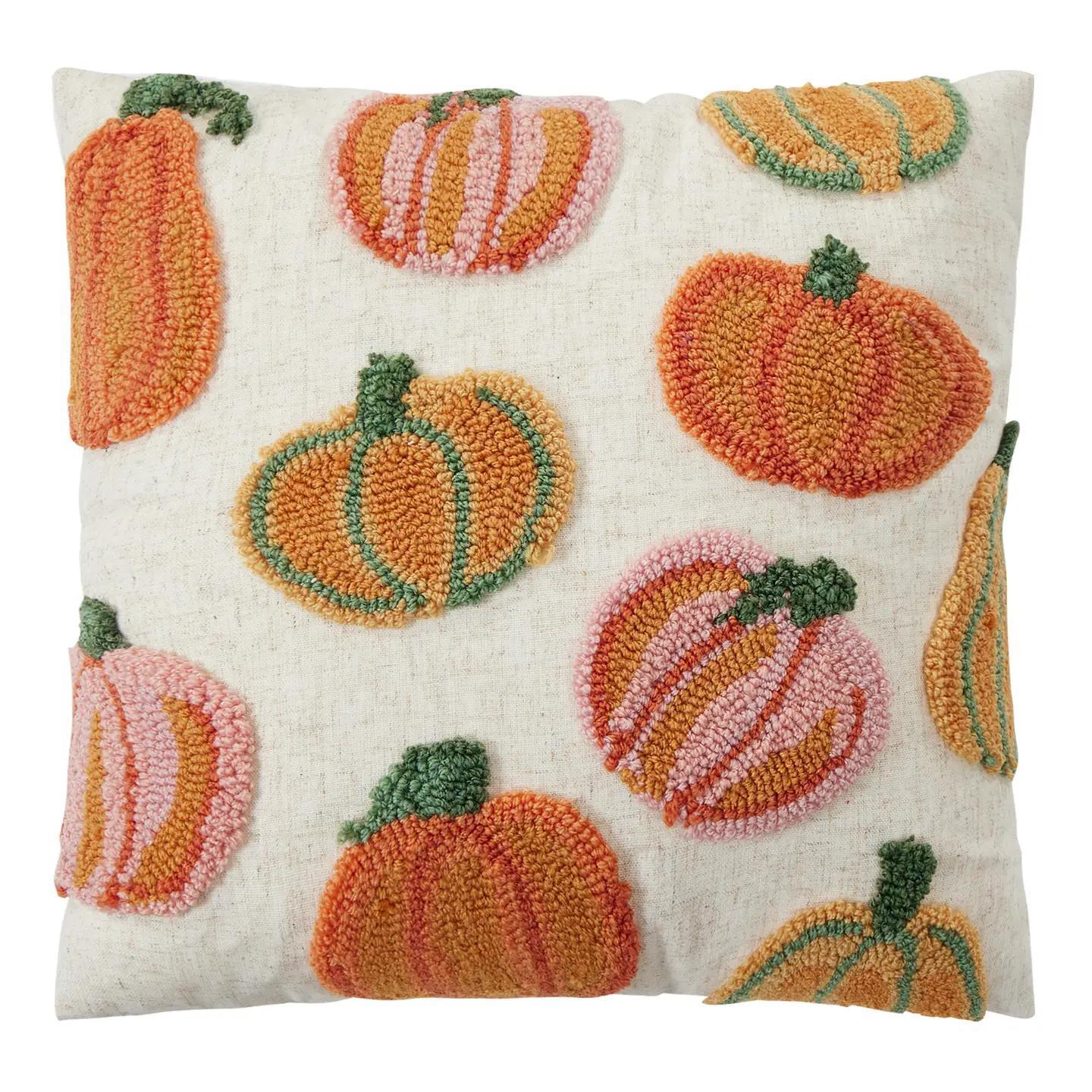 Pumpkins All Over Pillow