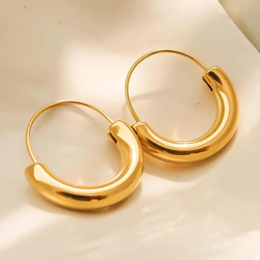 Mackenzie U-Shape Hoop Earring