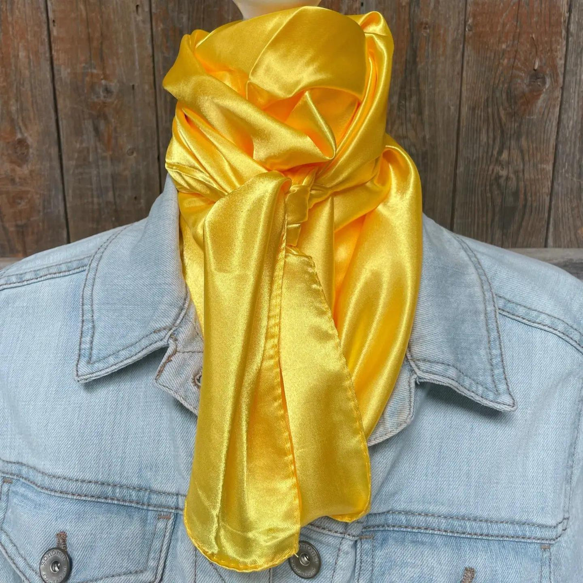 35X35" Solid Yellow Wild Rag