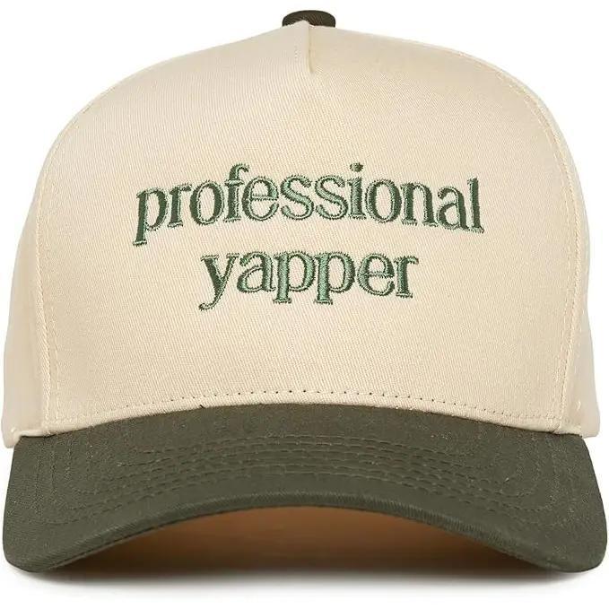 Professional Yapper - Olive/Beige