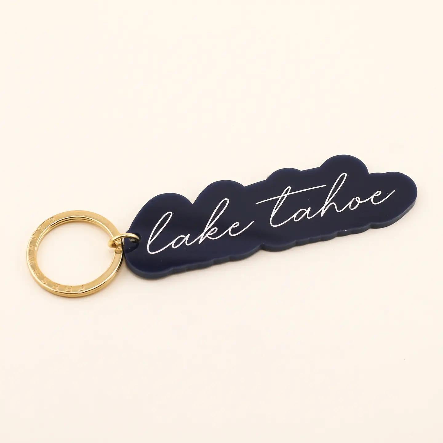 Morgantown Cursive Keychain