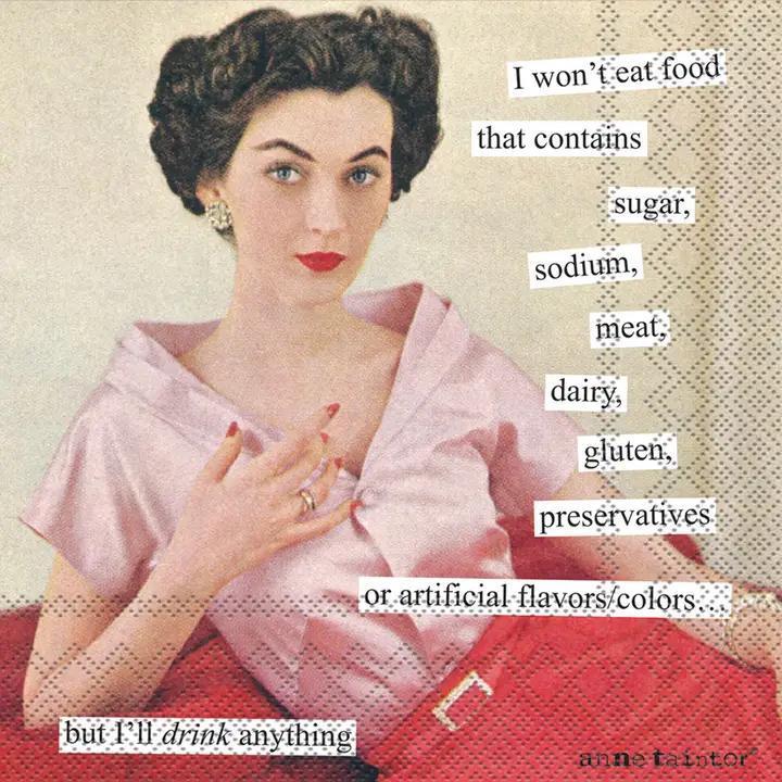 Paper Cocktail Napkins 20 Ct