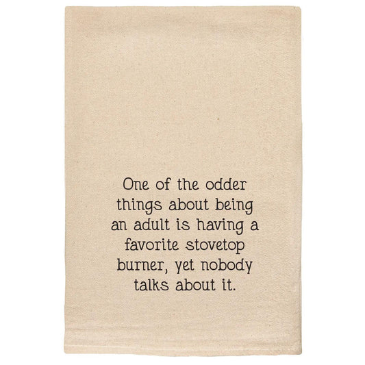 Favorite Stovetop Burner Tea Towel