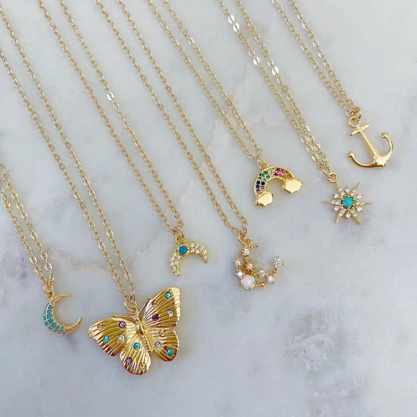 16.5" Gold Layering Necklace