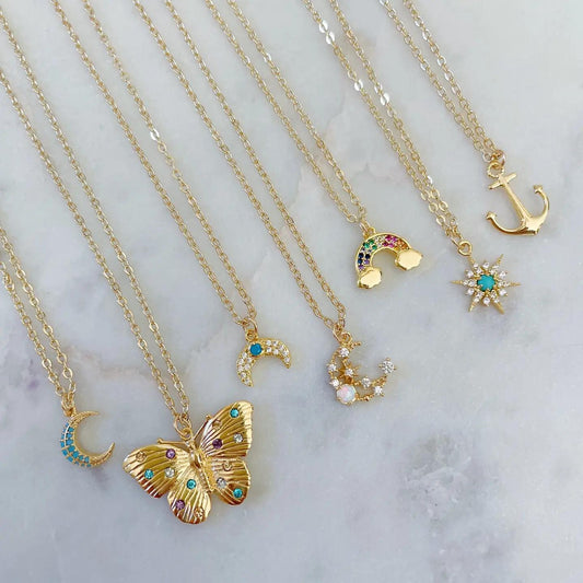 16.5" Gold Layering Necklace