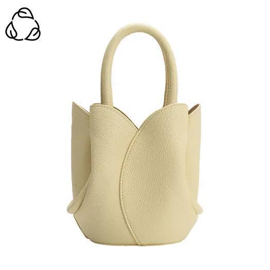 Tulip Mini Recycled Vegan Leather Top Handle Bag