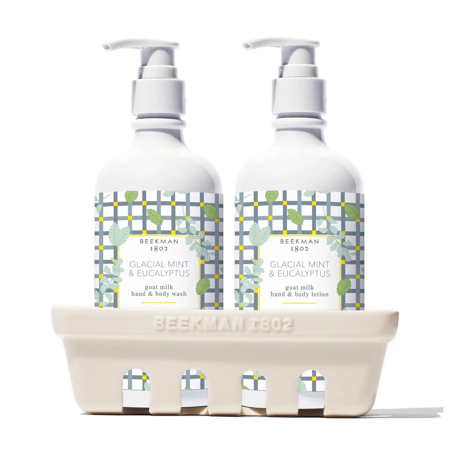 Glacial Mint + Eucalyptus Hand Care Caddy
