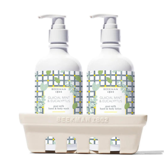 Glacial Mint + Eucalyptus Hand Care Caddy