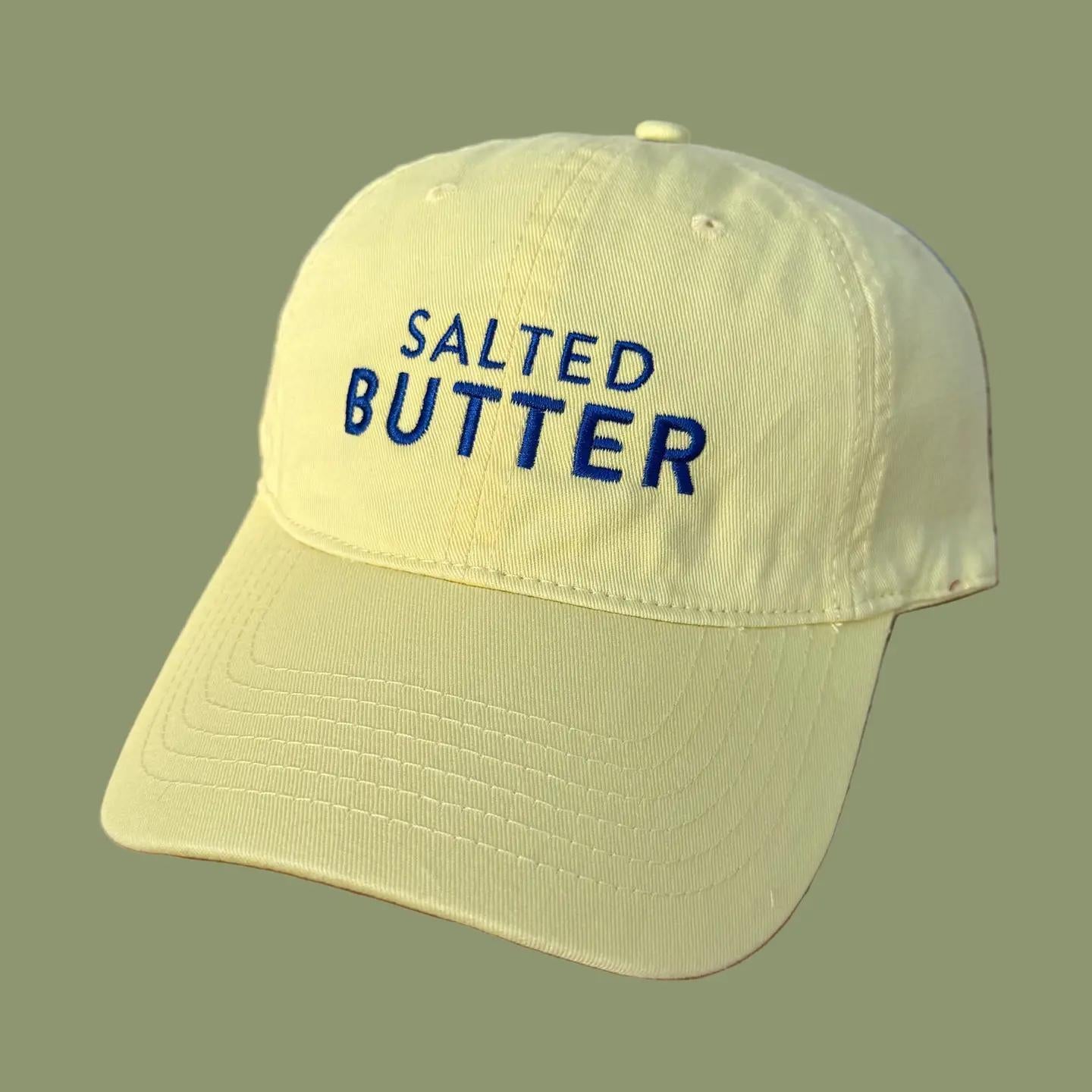 Salted Butter Embroidered Hat