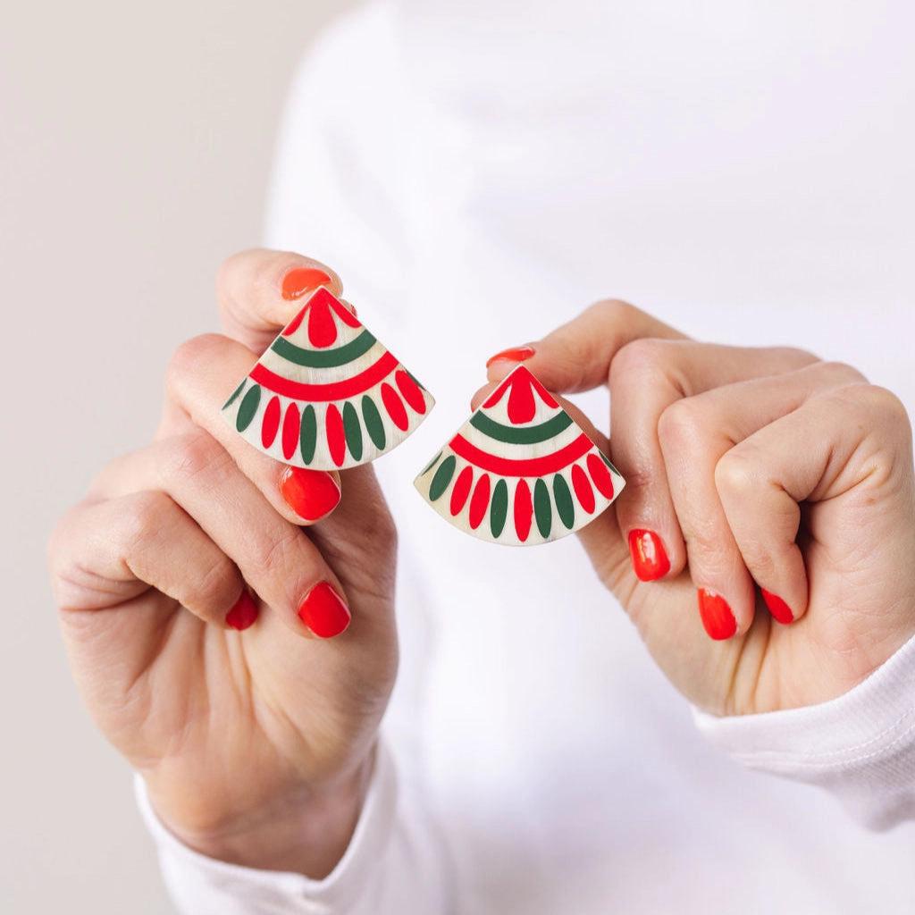 Navidad Tile Earrings