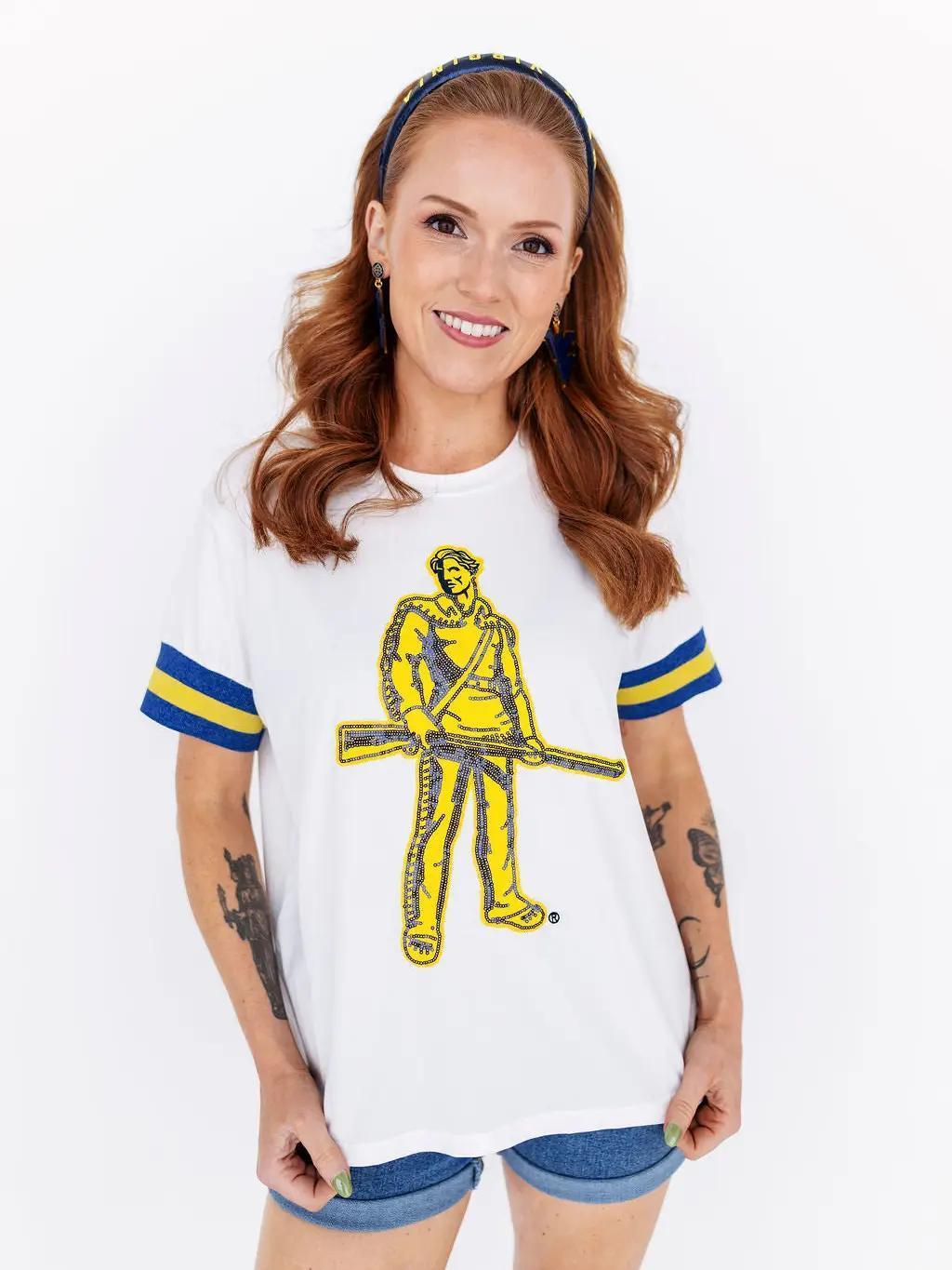 West Virginia Sparkle Logo T-Shirt